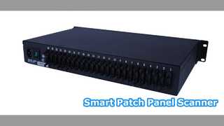 24 Port Network Scanner Intelligent Patch Panel Mgmt